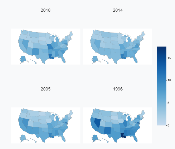 Visualization - Geographic Map - Small Multiples Geographic Map ...